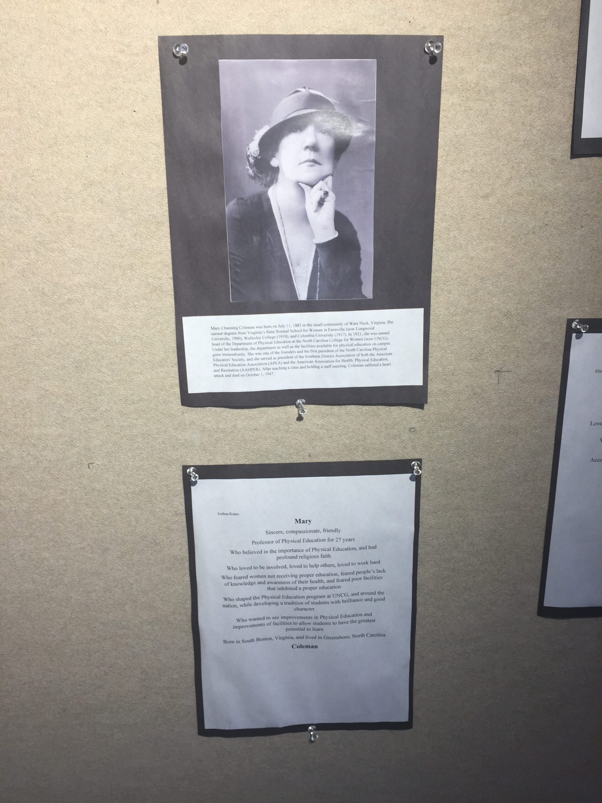 Featured Image for Women’s History Month Exhibit featuring Dr. Sarah Colonna