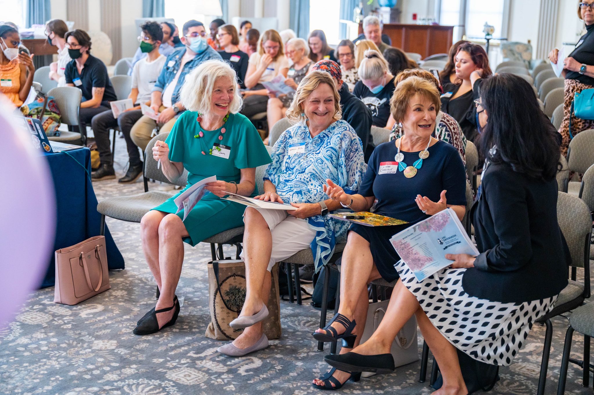 Photograph from the 50th anniversary celebration of WGSS Program UNCG. 