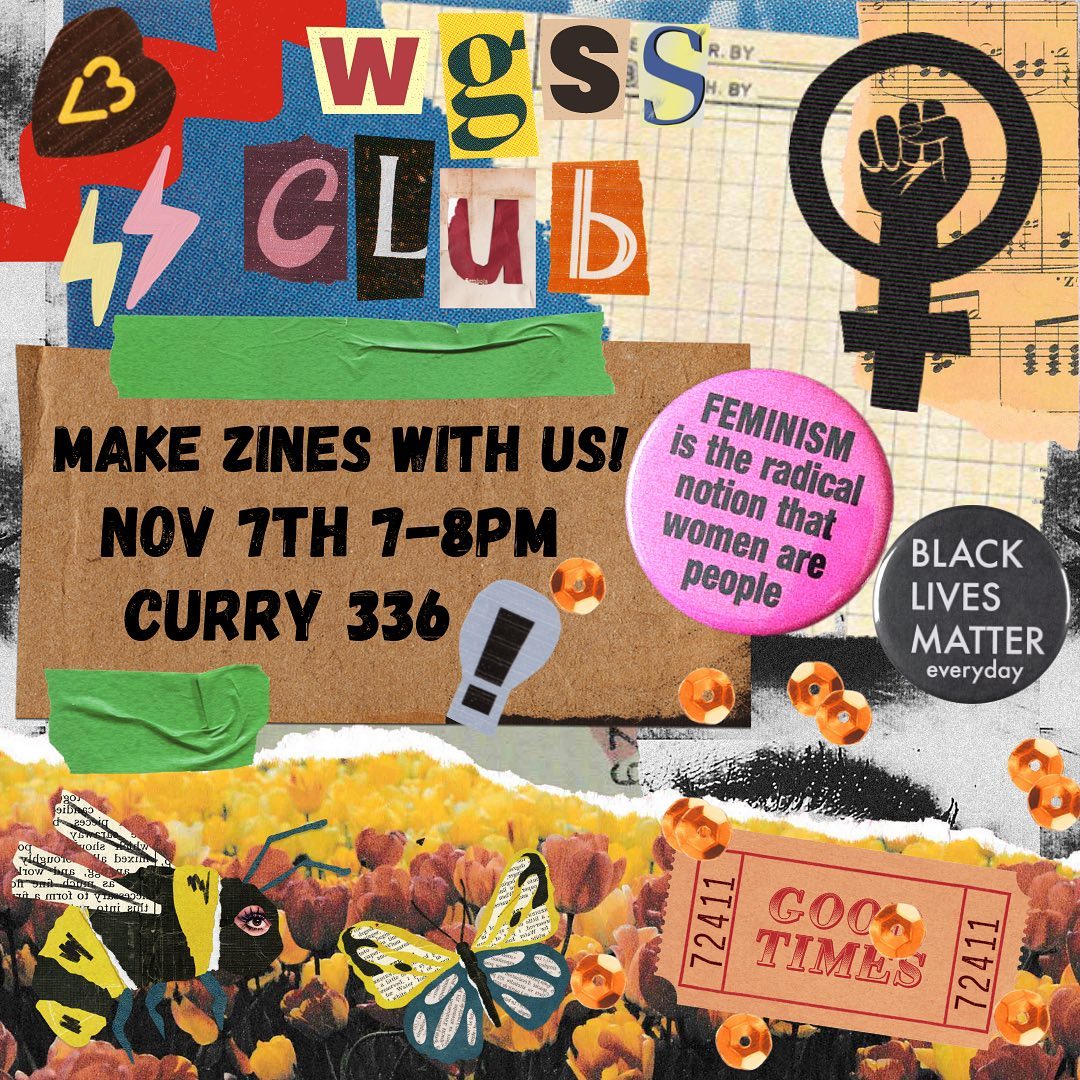 WGSS Club collage meeting flyer, October 2022.